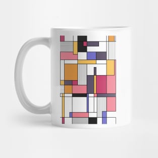 Abstract colored shapes and forms Mug